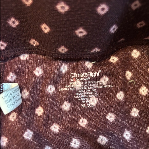 🏀Cuddl duds Pajamas Set - Pink and Brown - Picture 4 of 4